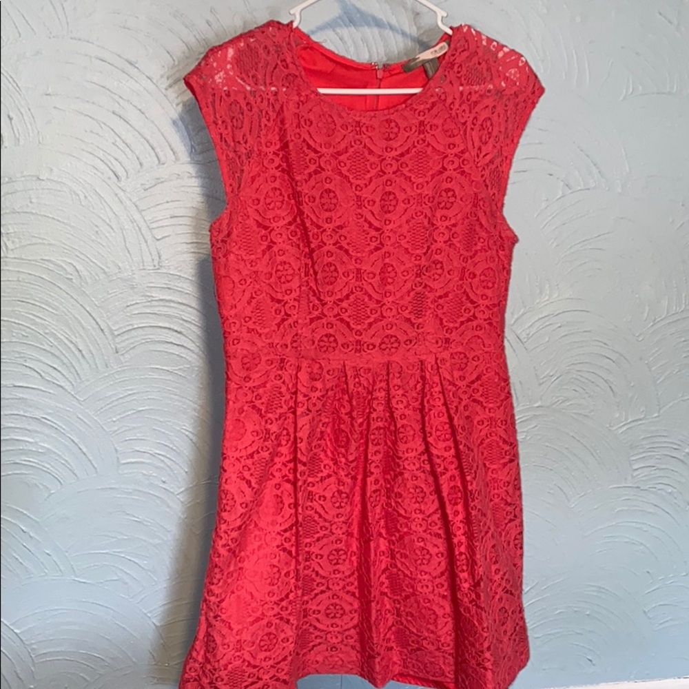 Lace coral size large forever 21